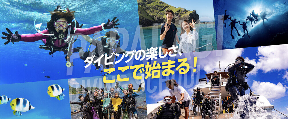 ダイビングの楽しさ、ここで始まる！
