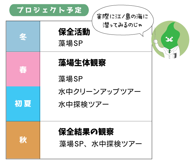 プロジェクト予定