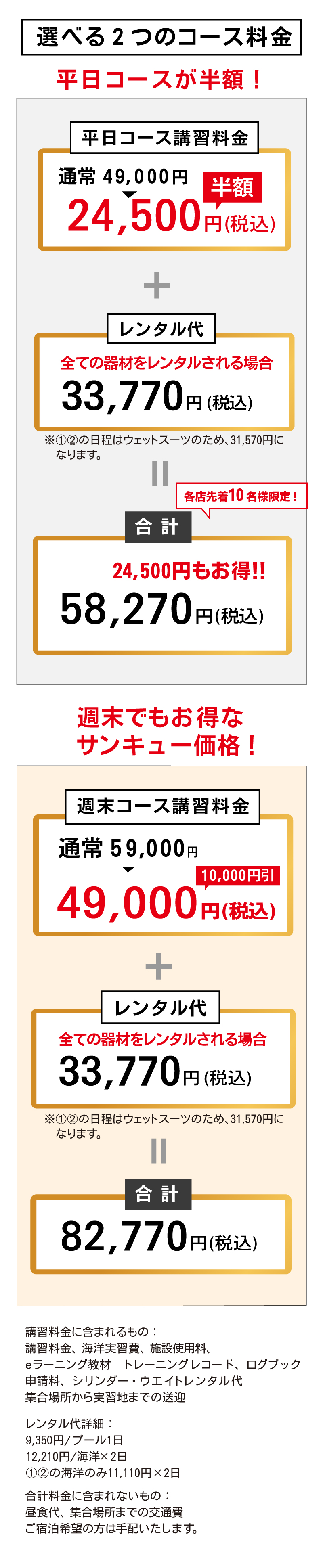 プラチナダイバーコース